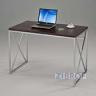 Письменный стол CD-2147-W MK-6342 60х114х76 см Хром/Темный орех