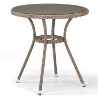 Стол из иск. ротанга T282ANT-W56-D72 Light Brown
