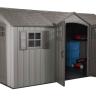 Сарай пластиковый WoodLook 15*8 DD