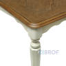 Стол обеденный T15271 раскладной 152-198*102 шпон дуба коричневый