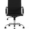 Компьютерное кресло TopChairs City S офисное коричневое, обивка экокожа, механизм качания и регулировки по высоте