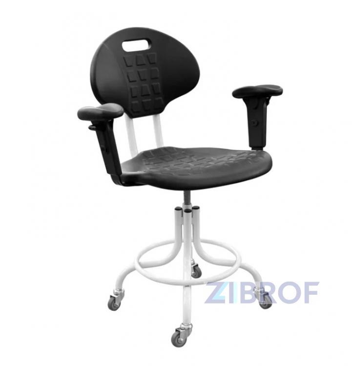 Кресло-стул КР10-1 полиуретан с подлокотниками 
