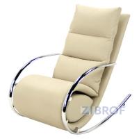 Кресло-качалка Магнус MK-5503-BG с пуфом 67х102х111 см Бежевый