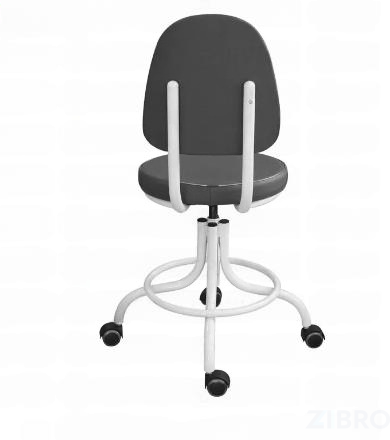 Кресло винтовое с мягким сиденьем на колесиках КР01(Т)