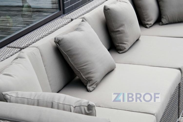 "Беллуно" модульный 3-местный диван из искусственного ротанга