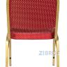 Банкетный стул Раунд 20мм -золотой, красная корона, жаккардовая обивка, наполнитель плотный поролон