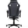 Игровое кресло TopChairs Virage черно-белое геймерское