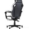 Игровое кресло TopChairs Virage черно-белое геймерское
