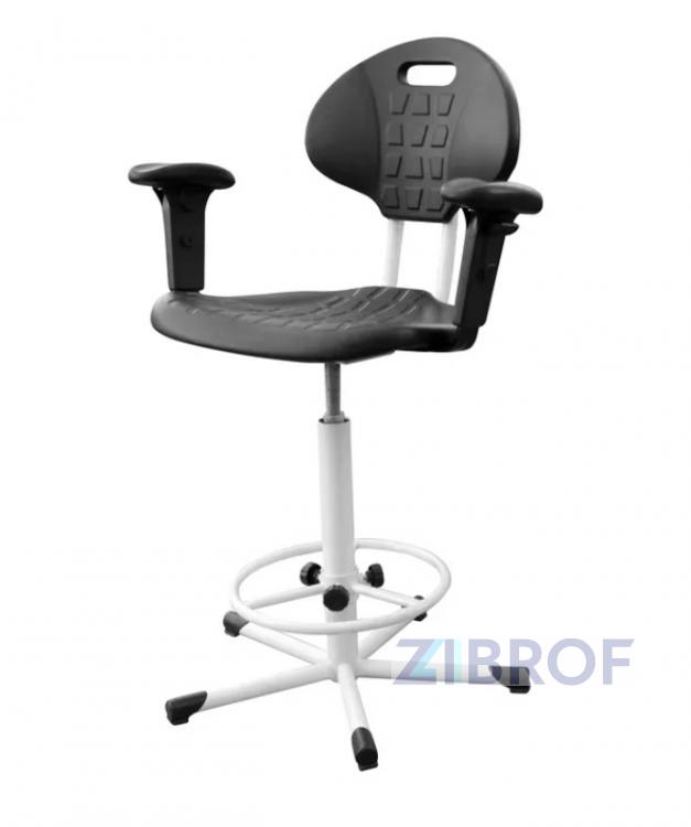 Кресло-стул КР10-2 полиуретан с подлокотниками