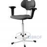 Кресло-стул КР10-2 полиуретан с подлокотниками