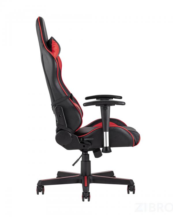 Игровое кресло TopChairs Racer черно-красное геймерское