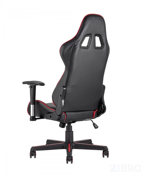 Игровое кресло TopChairs Racer черно-красное геймерское