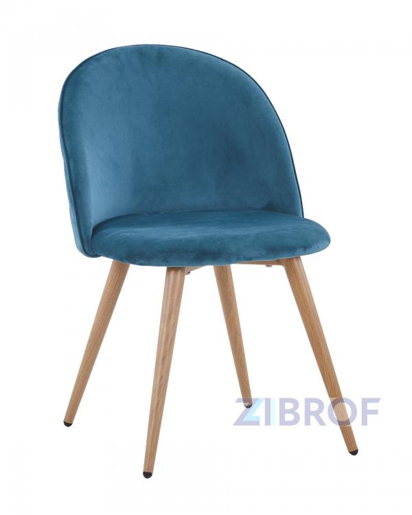 Освальд 120*80 см, стулья Лион цвет голубой, аквамарин