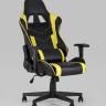 Игровое кресло компьютерное TopChairs Impala желтое геймерское