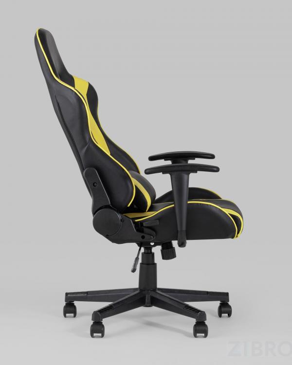 Игровое кресло компьютерное TopChairs Impala желтое геймерское