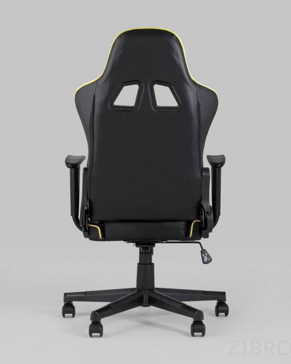Игровое кресло компьютерное TopChairs Impala желтое геймерское