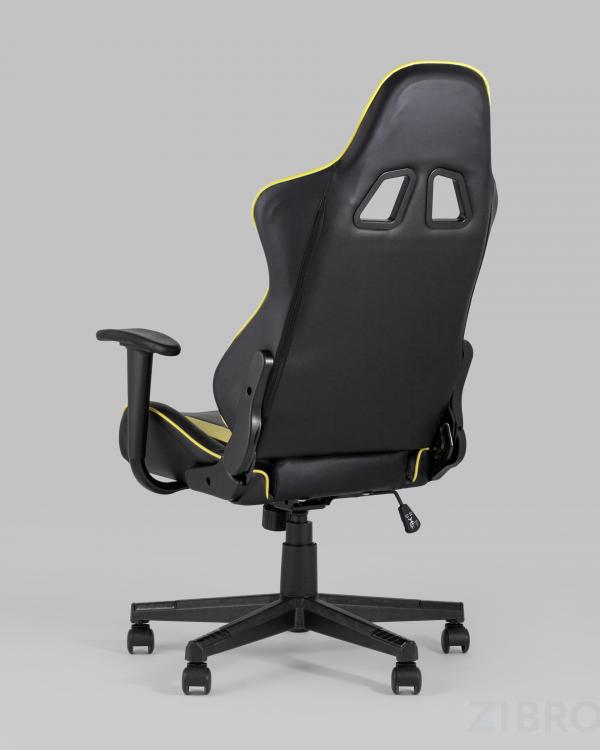 Игровое кресло компьютерное TopChairs Impala желтое геймерское