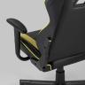 Игровое кресло компьютерное TopChairs Impala желтое геймерское