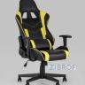 Игровое кресло компьютерное TopChairs Impala желтое геймерское