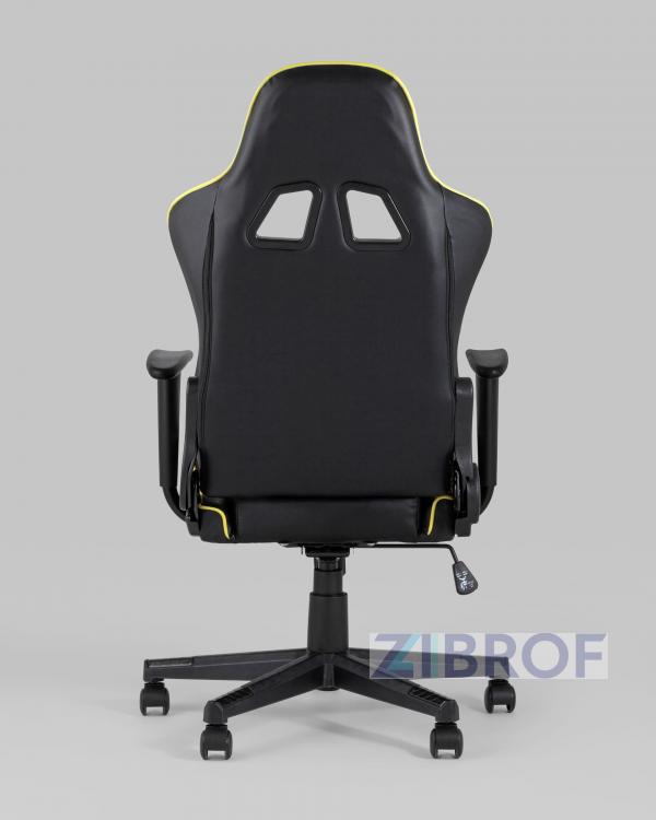 Игровое кресло компьютерное TopChairs Impala желтое геймерское