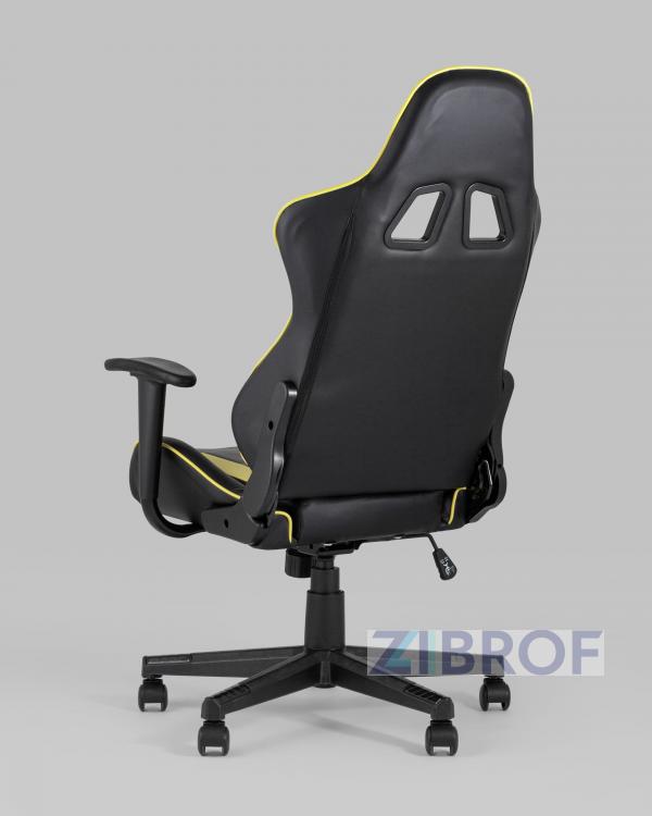 Игровое кресло компьютерное TopChairs Impala желтое геймерское