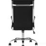 Компьютерное кресло TopChairs Unit офисное черное в обивке из экокожи, механизм качания Top Gun