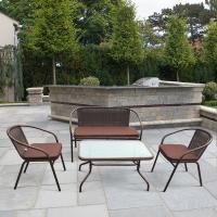 Комплект мебели из иск. ротанга TLH-037/037D/40S Brown