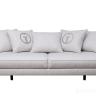 Диван Sorrento(K) 230M трехм.раск c кантом,рогожка св.беж Santo1902-SECRU+Nev83 230*101*86