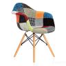 Стул DAW Patchwork обивка ткань ножки массив дерева