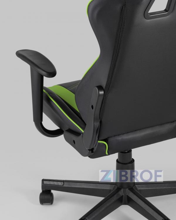 Игровое кресло компьютерное TopChairs Impala зеленое геймерское Игровое кресло компьютерное TopChairs Impala зеленое геймерское