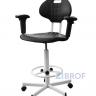 Кресло-стул КР10-2/К полиуретан с подлокотниками