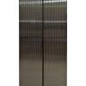 GD-10012-6 Шкаф Alto двухд c выдвиж ящик, цвет серый Кобальт, дверцы стекло(рифленое) 100*57*228.5см