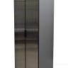 GD-10012-6 Шкаф Alto двухд c выдвиж ящик, цвет серый Кобальт, дверцы стекло(рифленое) 100*57*228.5см