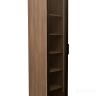GD-10014/1-3 Шкаф Alto пенал c полками,цвет дуб Урбан Кофейный, дверцы стекло(тонир) 50*57*228.5см