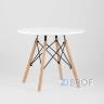 Комплект детский Eames стол и четыре стула белые