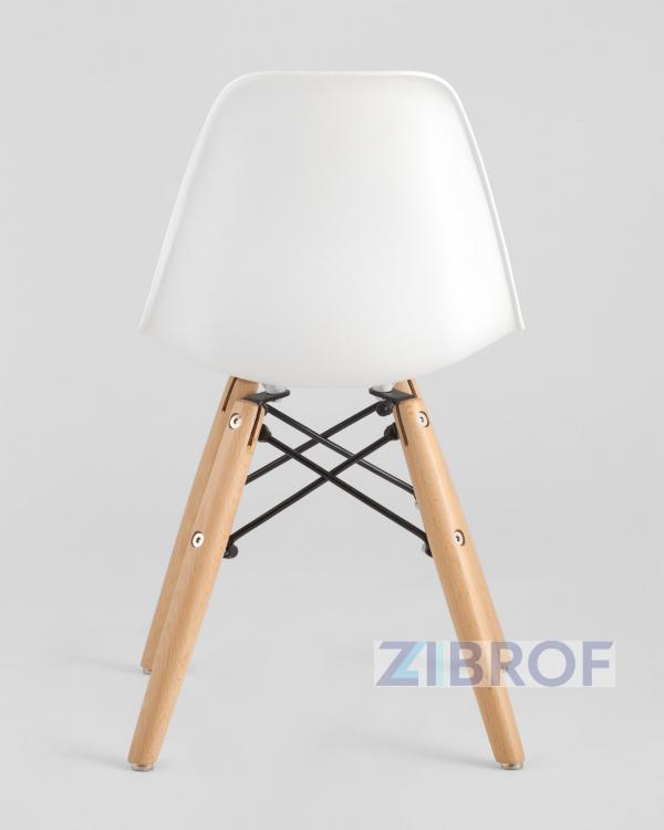 Комплект детский Eames стол и четыре стула белые
