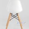 Комплект детский Eames стол и четыре стула белые