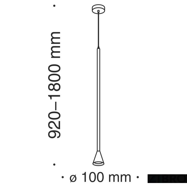 Подвесной светильник Technical P064PL-01B