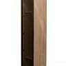 GD-10024/1-3 Шкаф Alto пенал c вешалкой,цвет дуб Урбан Кофеный, дверцы стекло(тонир) 50*57*228.5см