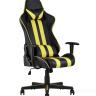 Игровое кресло компьютерное TopChairs Camaro желтое геймерское