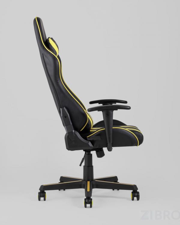 Игровое кресло компьютерное TopChairs Camaro желтое геймерское