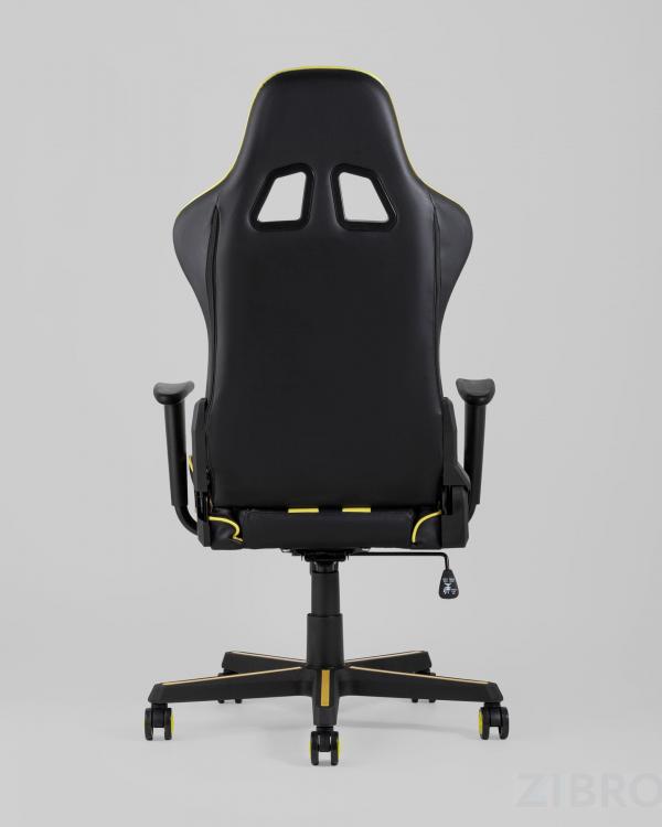 Игровое кресло компьютерное TopChairs Camaro желтое геймерское