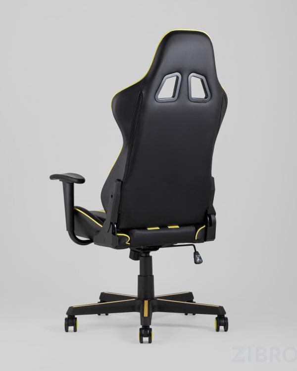 Игровое кресло компьютерное TopChairs Camaro желтое геймерское