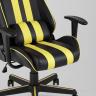 Игровое кресло компьютерное TopChairs Camaro желтое геймерское