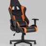 Игровое кресло компьютерное TopChairs Impala оранжевое геймерское
