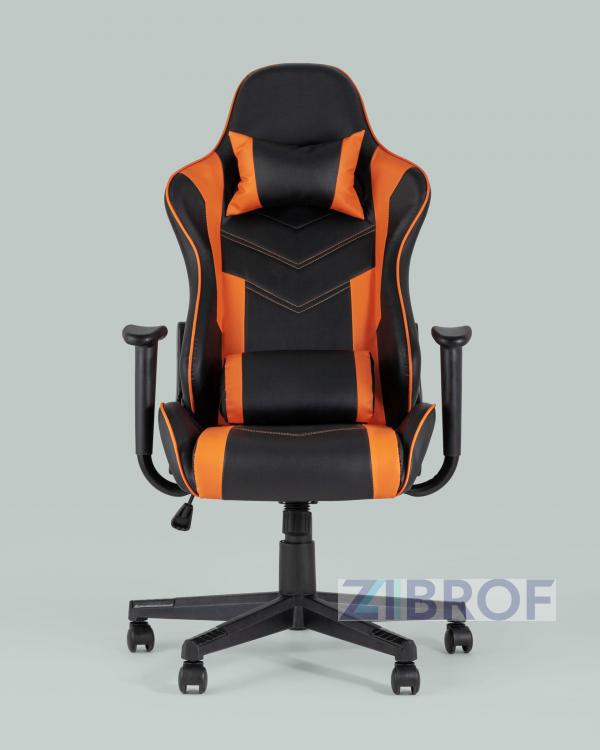 Игровое кресло компьютерное TopChairs Impala оранжевое геймерское