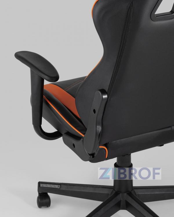 Игровое кресло компьютерное TopChairs Impala оранжевое геймерское