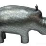 Пуф Бегемот Дизайн Dinazor Silver