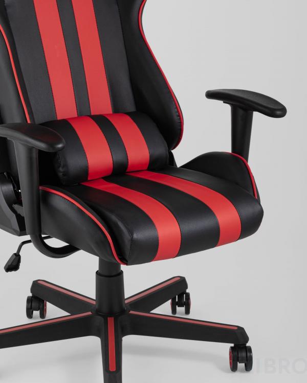 Игровое кресло компьютерное TopChairs Camaro красное геймерское