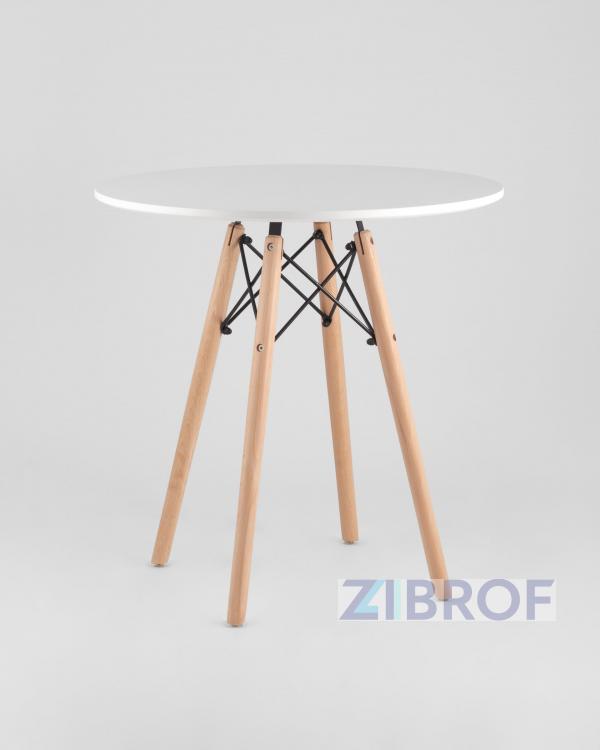 Eames стол 70 см, 4 стула Eames DSW белые